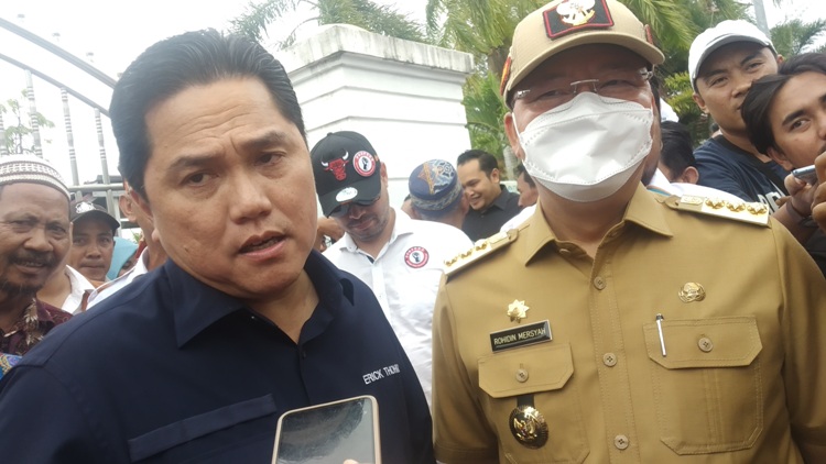 Gubenur Bengkulu, Menteri BUMN Dukung Pengembangan Bandara Fatmawati Internasional.