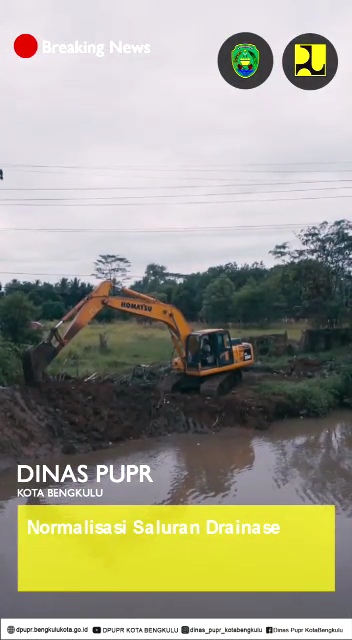 Pemkot dan Dinas PUPR Kembali Melanjutkan Normalisasi Beberapa Saluran Air, Lakukan Operasi Cegah Banjir