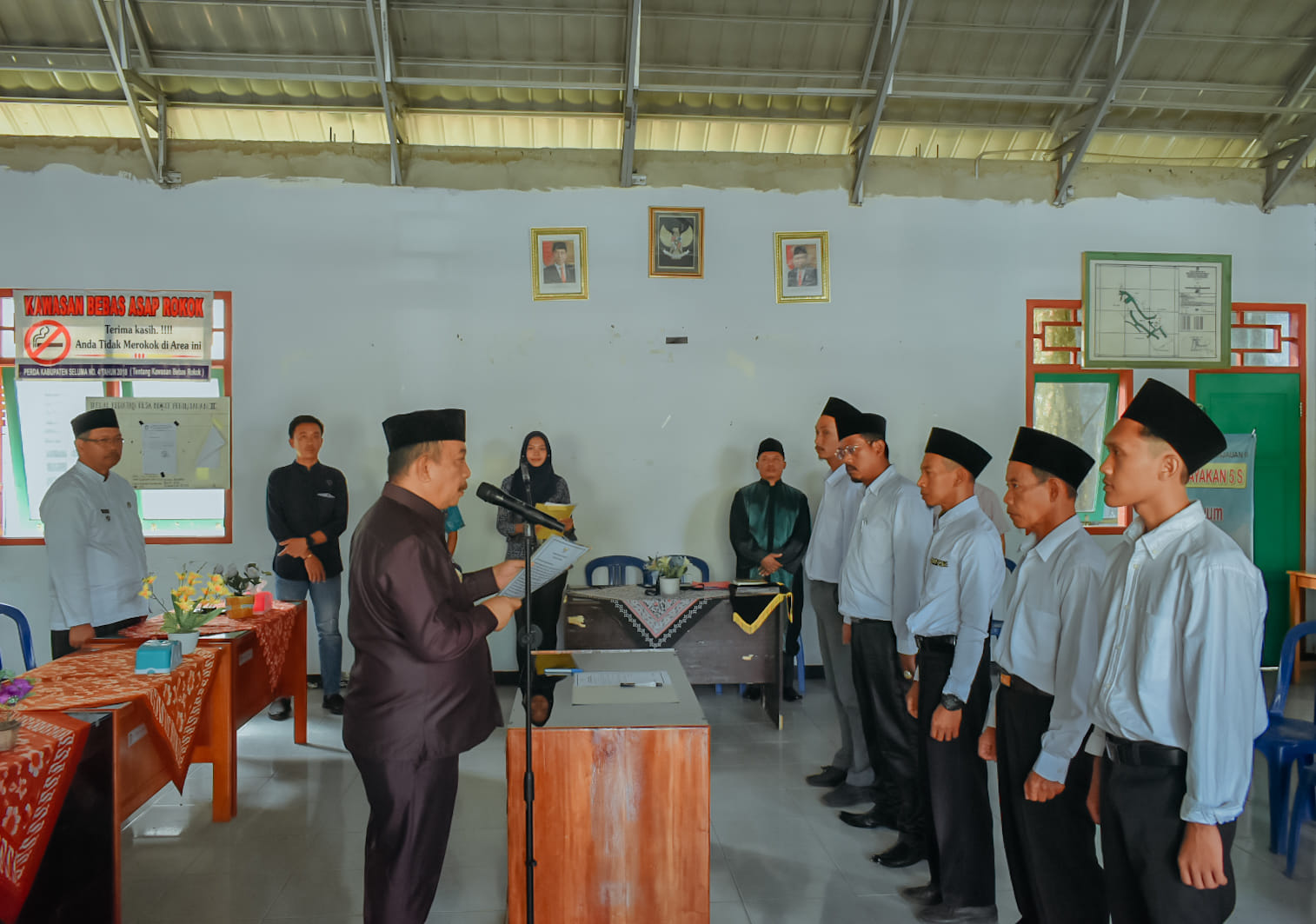 Wabup Seluma Lantik Anggota BPD 