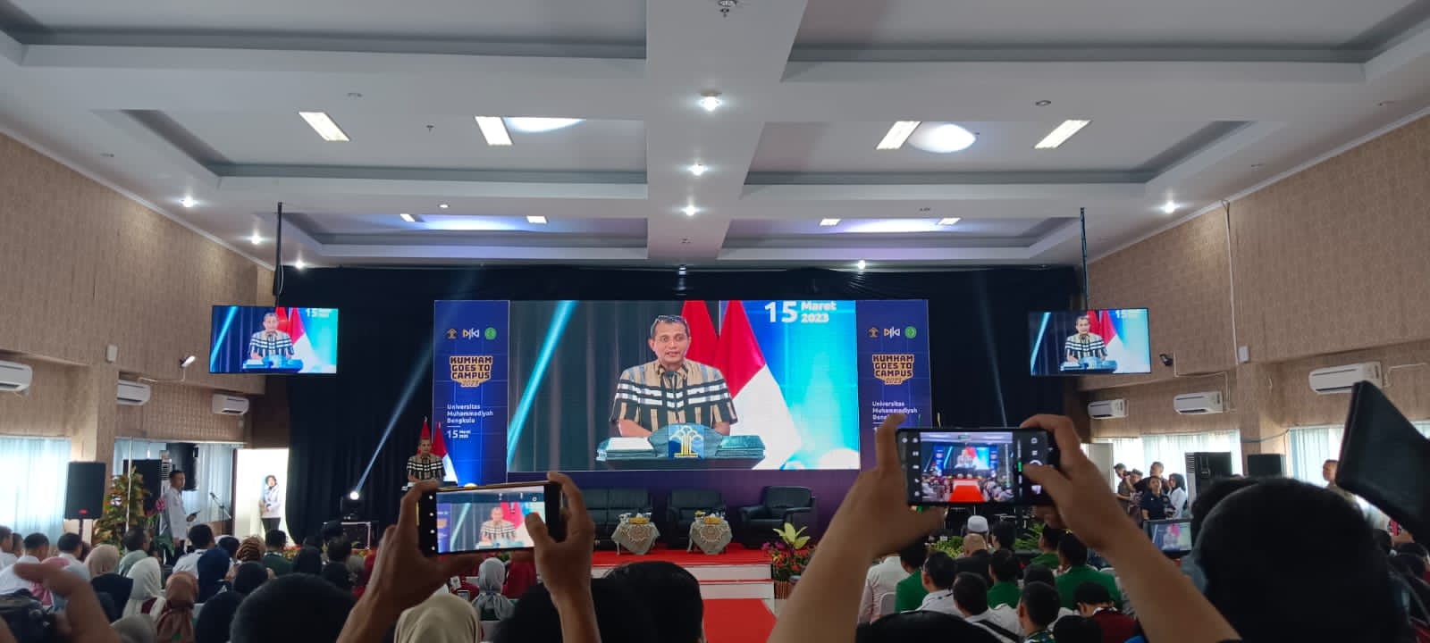 Wamenkumham Sosialisasikan KUHP Baru Kepada Mahasiswa di Kota Bengkulu