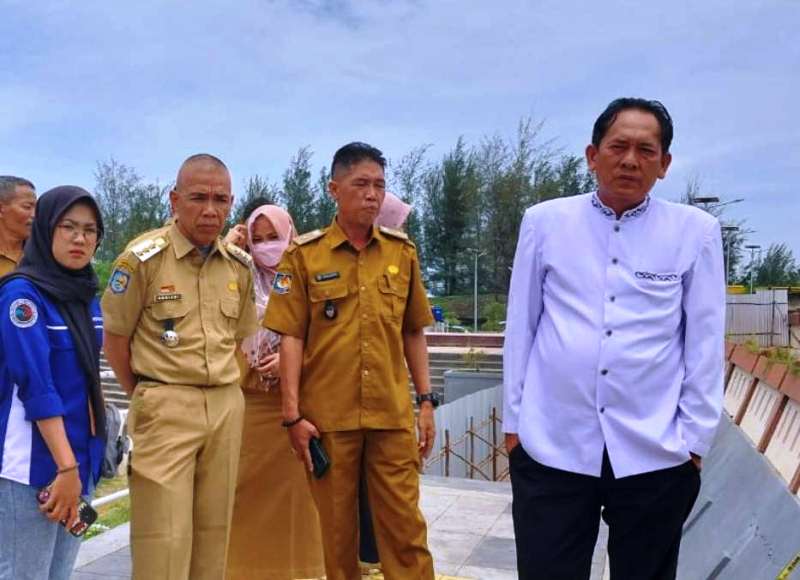 Komisi II DPRD Kota Bengkulu Sidak Wisata Kota Tuo Ambruk