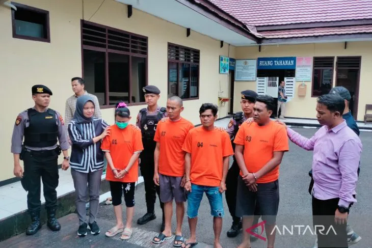 Polres Rejang Lebong Berhasil Ungkap Empat Pelaku Kasus Penyalahgunaan Narkotika