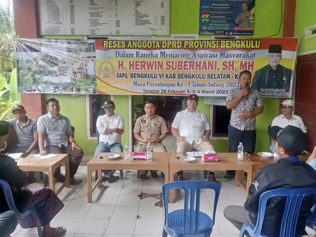 Reses Tahun 2023, H. Herwin Suberhani. SH.,MH Mendengarkan Langsung Aspirasi Masyarakat