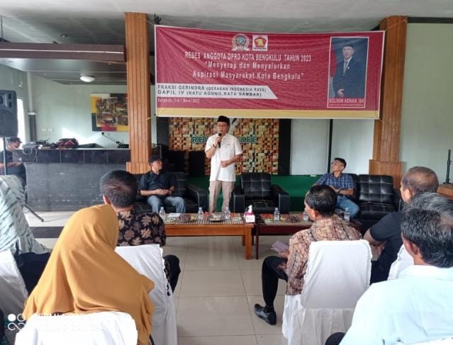 DPRD Kota Bengkulu Solihin Adnan, Ajak Masyarakat Mulai Biasakan Kelola Sampah