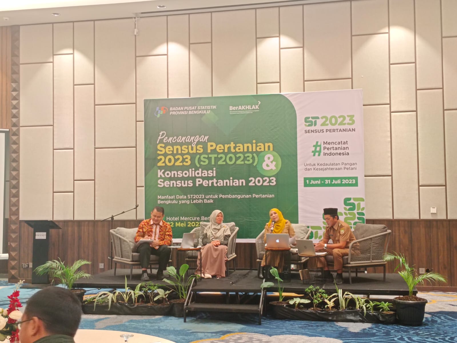 Dinas TPHP Provinsi Bengkulu Siap Kolaborasi Sukseskan Sensus Pertanian 2023