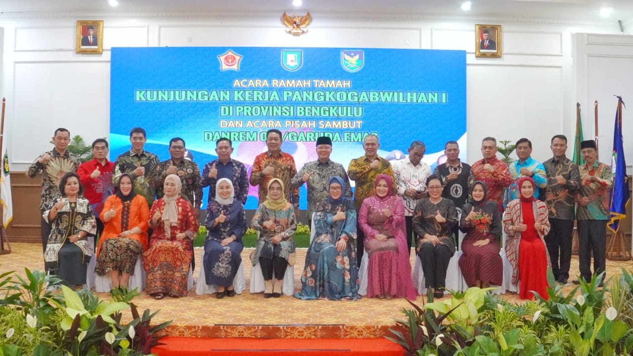 Ramah Tamah Bersama Pangkogabwilhan I Laksamana Madya Irvansyah, Gubernur Rohidin: Salah Satu Putra Terbaik Bengkulu