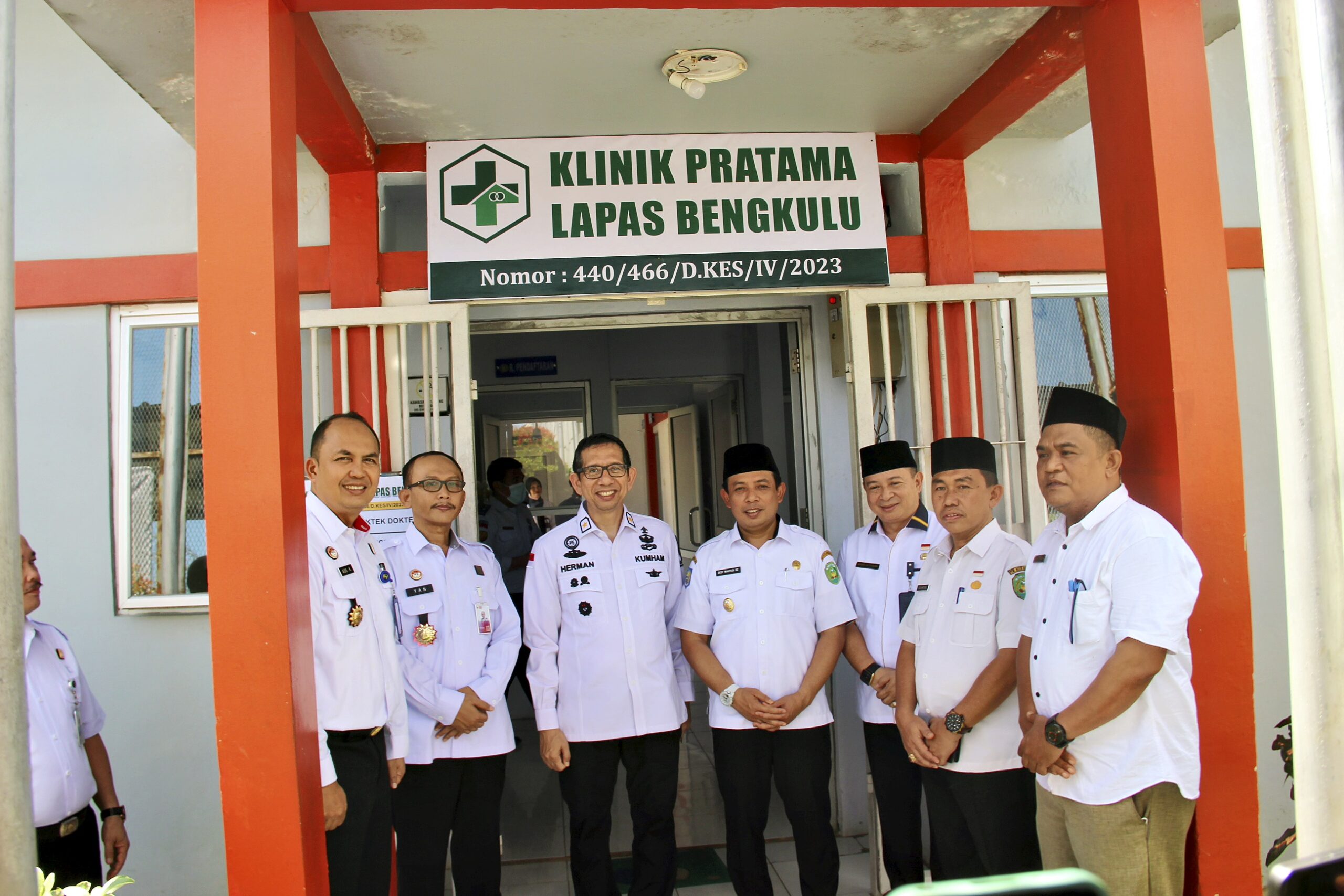 Berkat Walikota – Wawali, Lapas Kelas II A Bengkulu Sudah Miliki Izin Operasional Klinik Pratama