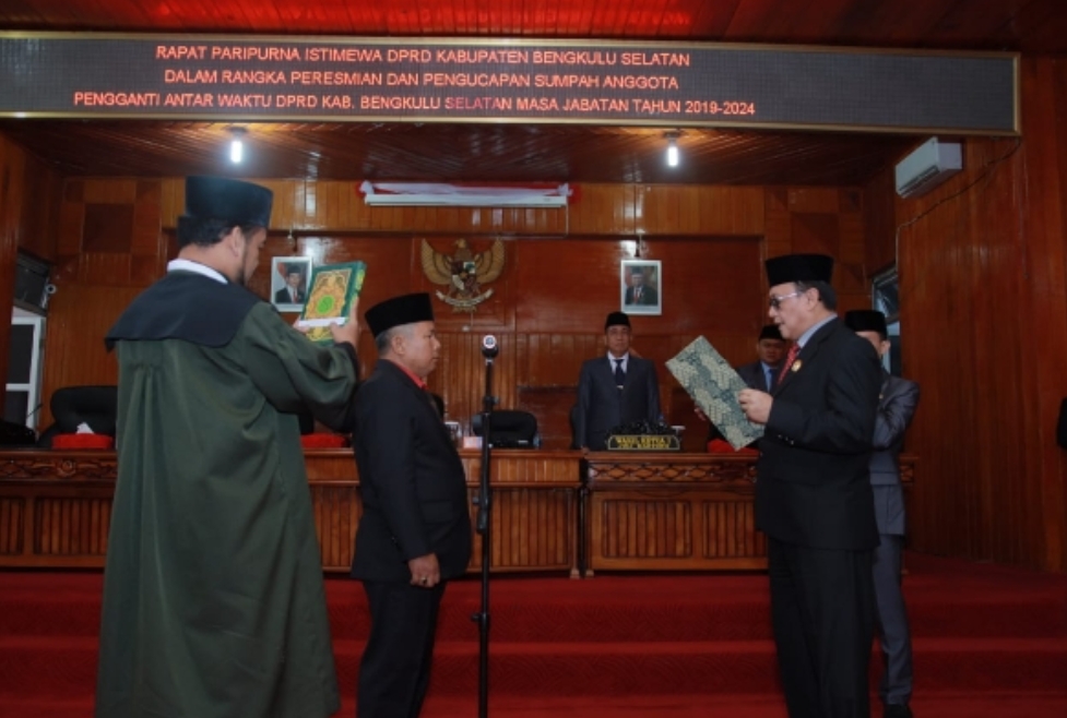 DPRD Bengkulu Selatan Gelar Rapat Paripurna Istimewa PAW