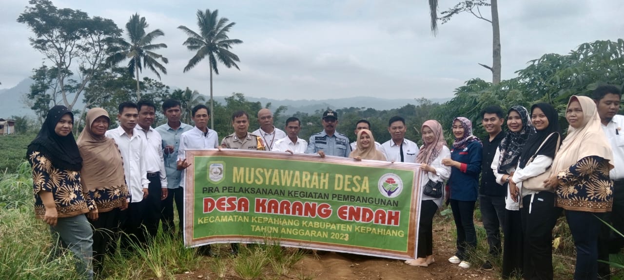 Pemdes Karang Endah Gelar Pra pelaksanaan kegiatan Pembangunan Desa Tahun 2023