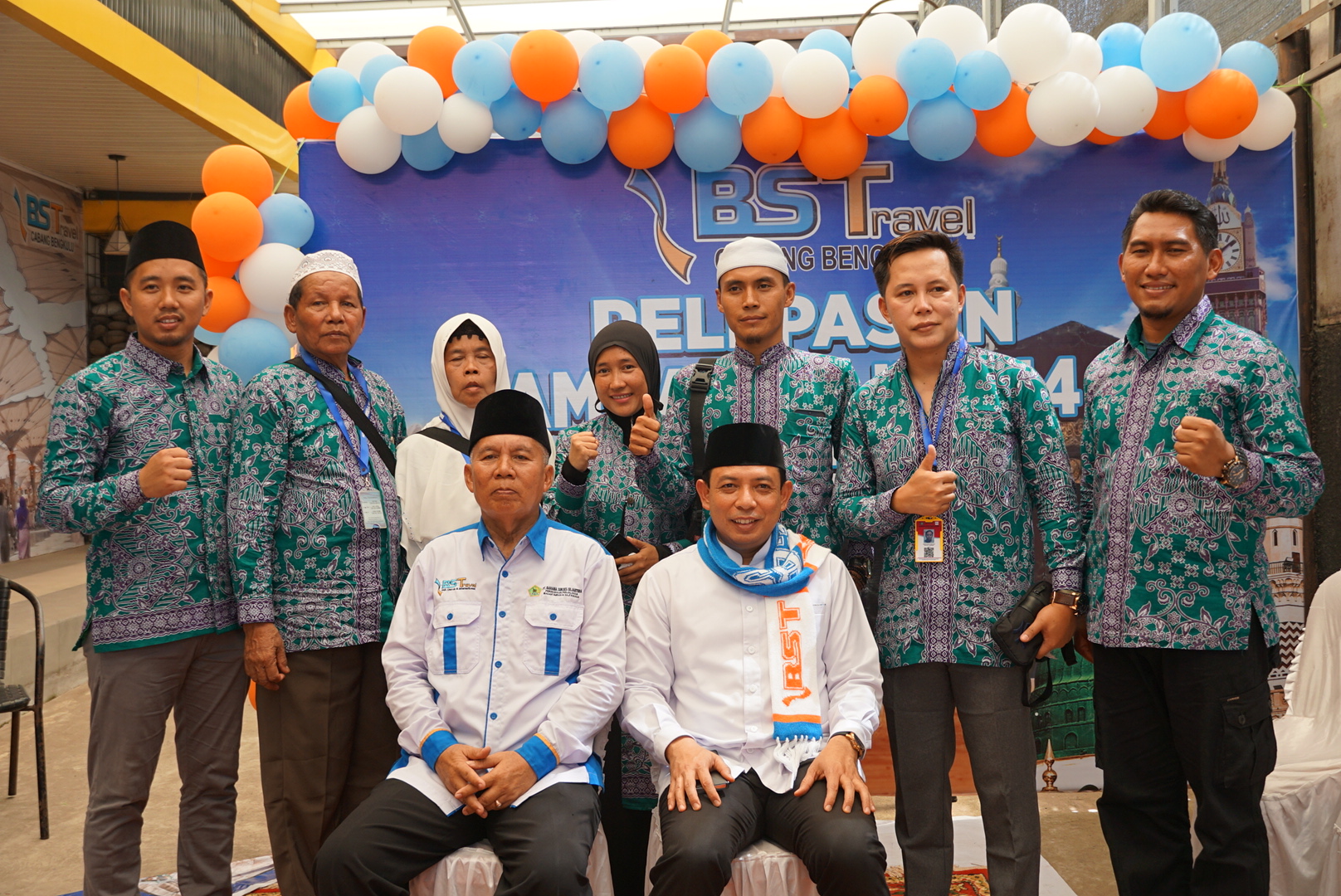 Wakil Walikota  Lepas Calon Jamaah Haji Furoda & Cermat BTS Travel Bengkulu