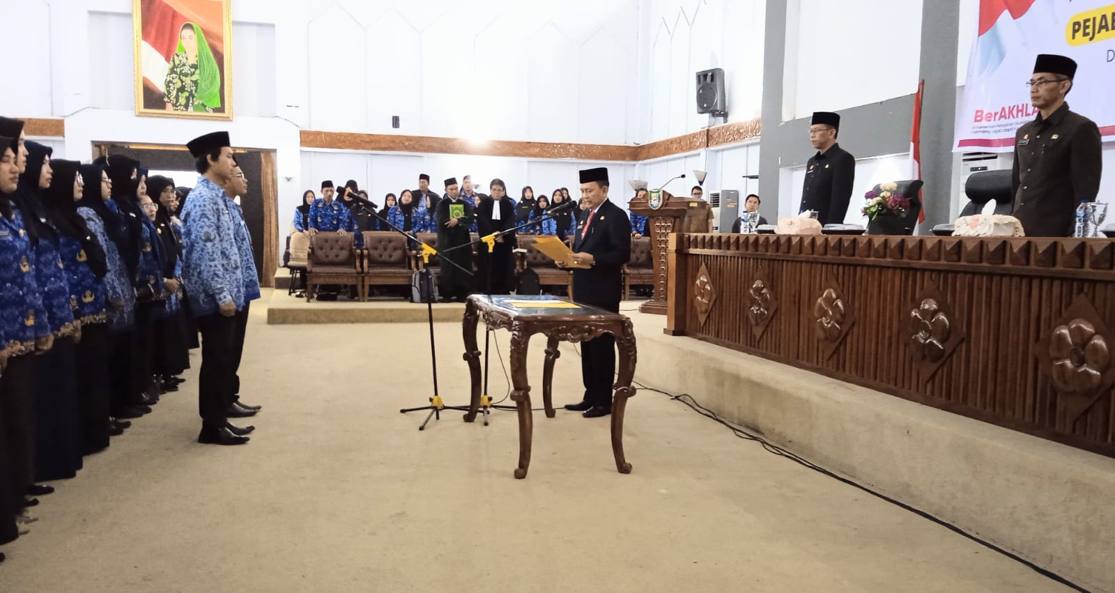 565 ASN Dilantik, Sekda Hamka :  Betul-Betul Dalam Jalankan Tugas Abdi Negara