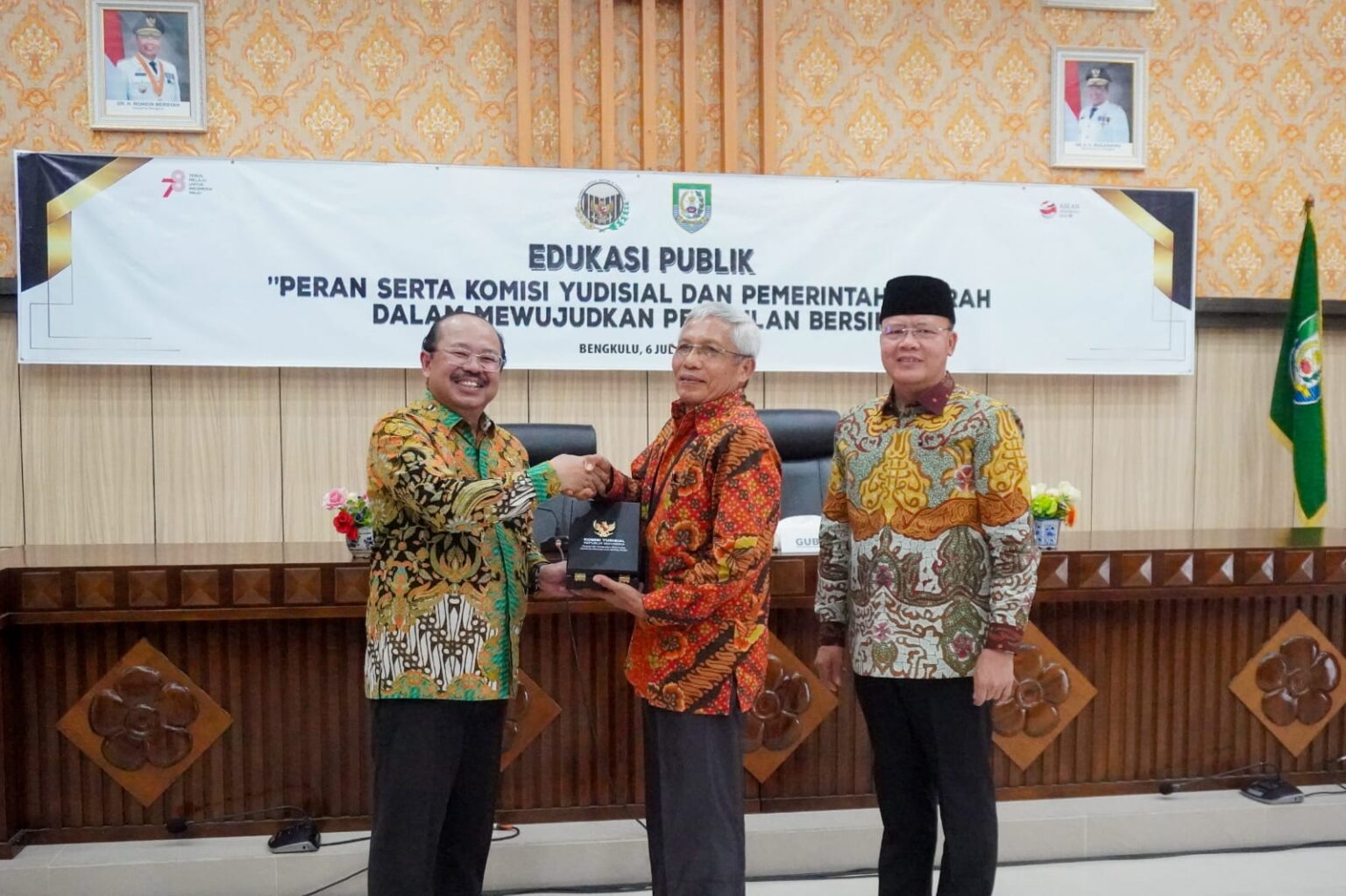 Gubernur Rohidin Tekankan Komisi Yudisial dan Pemerintah Ciptakan Peradilan Bersih Untuk Masyarakat