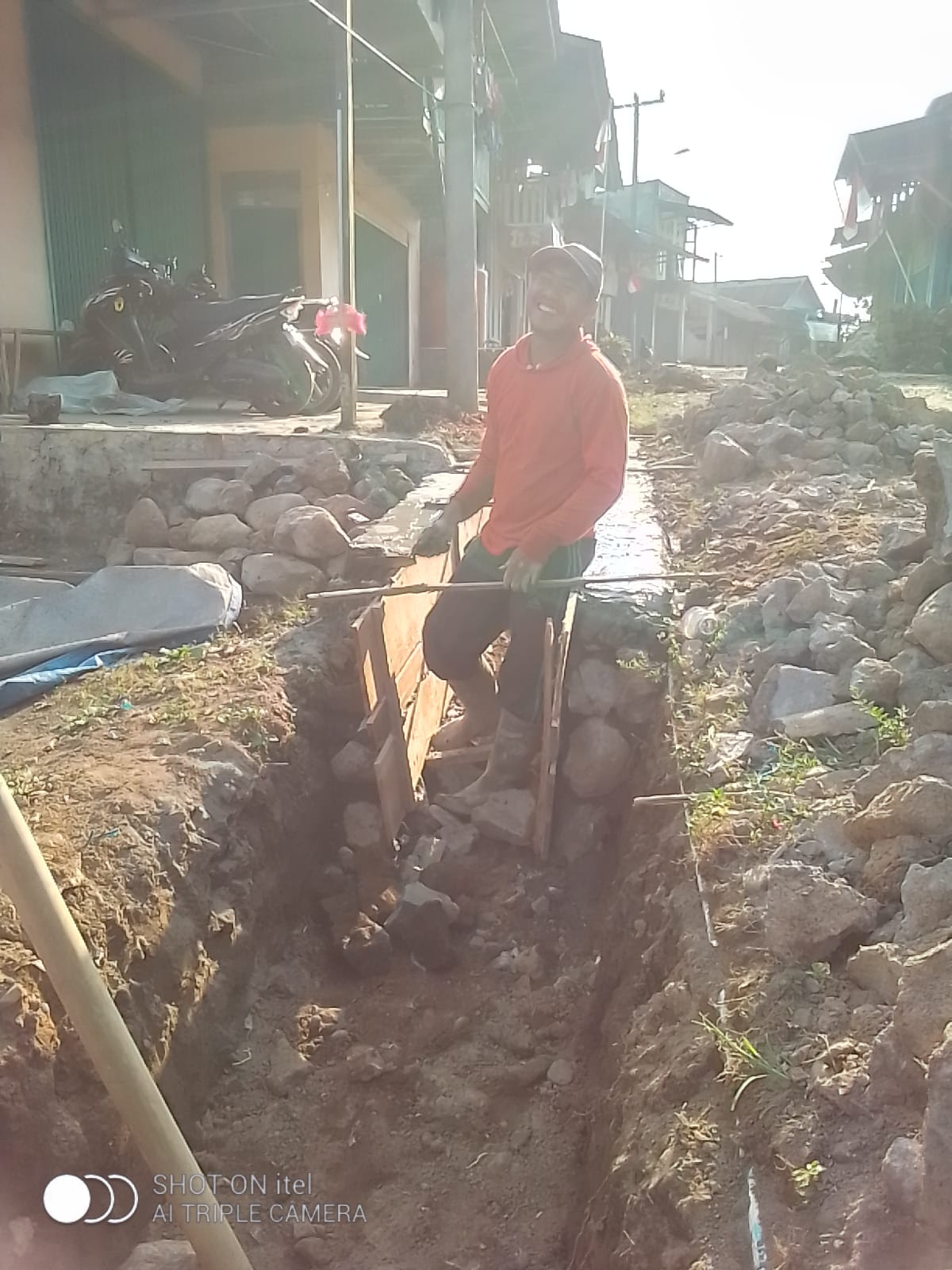 ADD Tahap Kedua, Desa Warung Pojok Akan Membangun Drainase