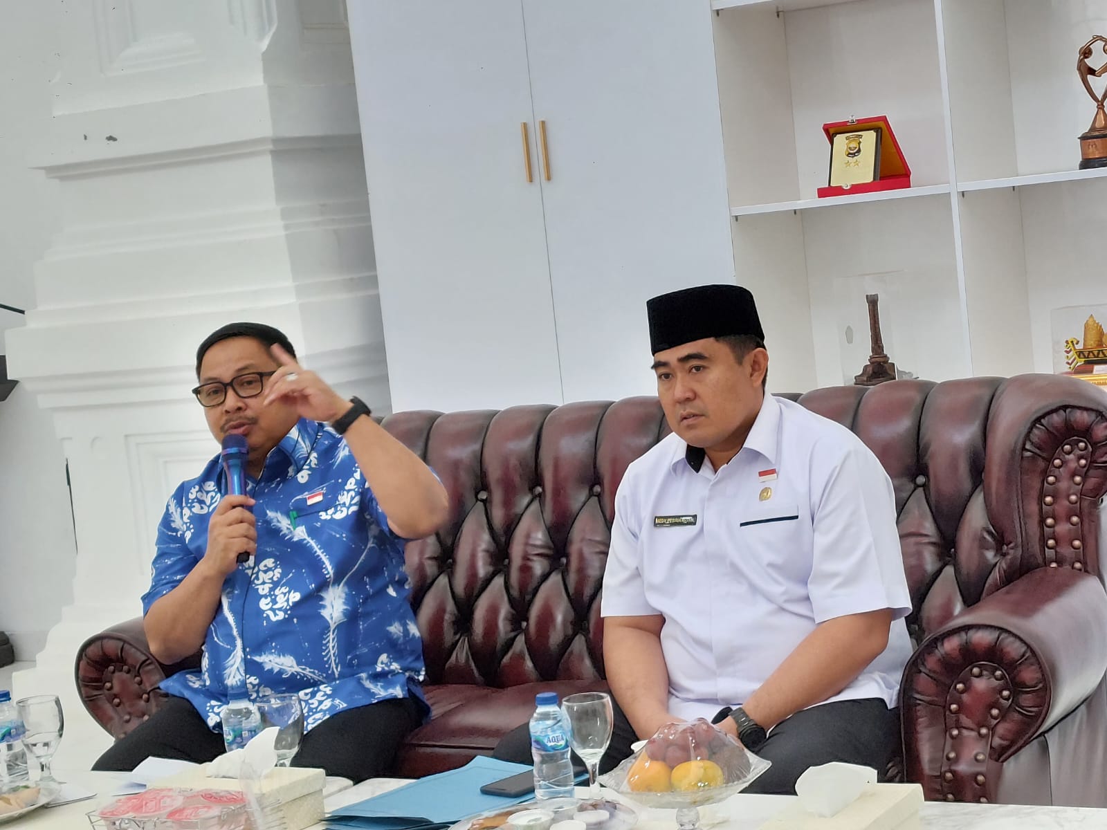 Pj Wali kota Arif Gunadi di dampingi PLT Sekda Kota Bengkulu