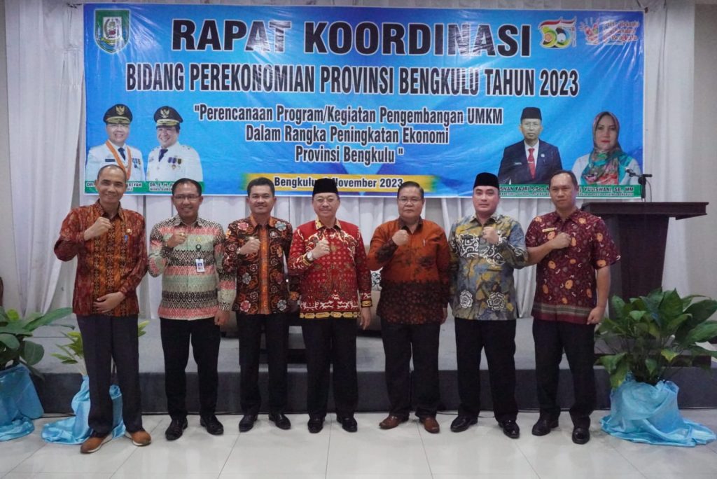 Rakor Perekonomian Provinsi Bengkulu Tahun 2023, Dorong Pengembangan UMKM Berkelanjutan