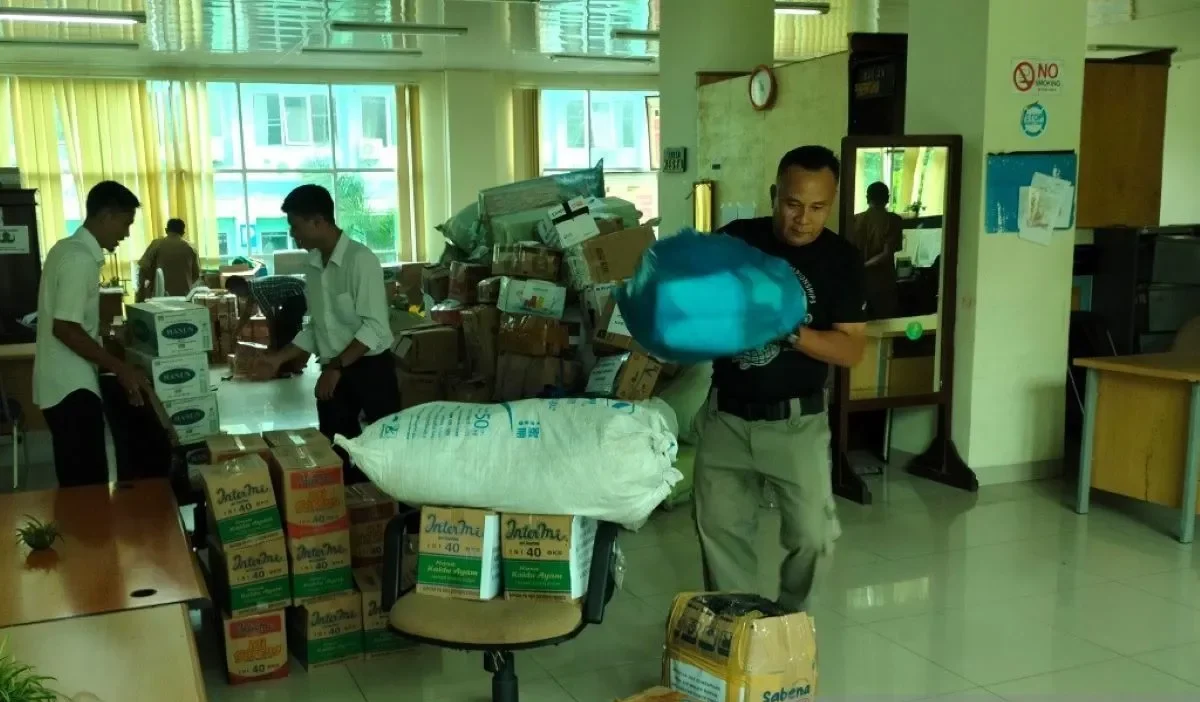 Pemkab Rejang Lebong Berhasil Kumpulkan Bantuan Untuk Korban Banjir di Lebong.