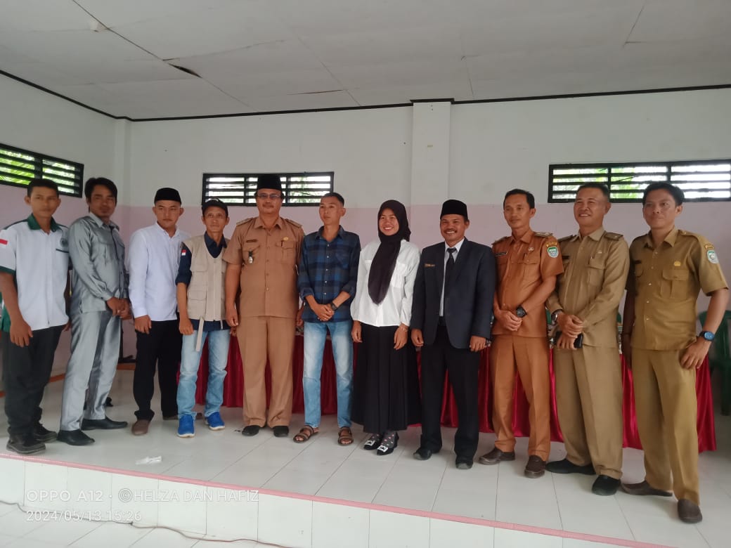 Pelantika kaur kesra ,Desa Tanjung Agung kec .ulu talo di lantik ole kepala desa Bapk ,SUKARDI JOYO