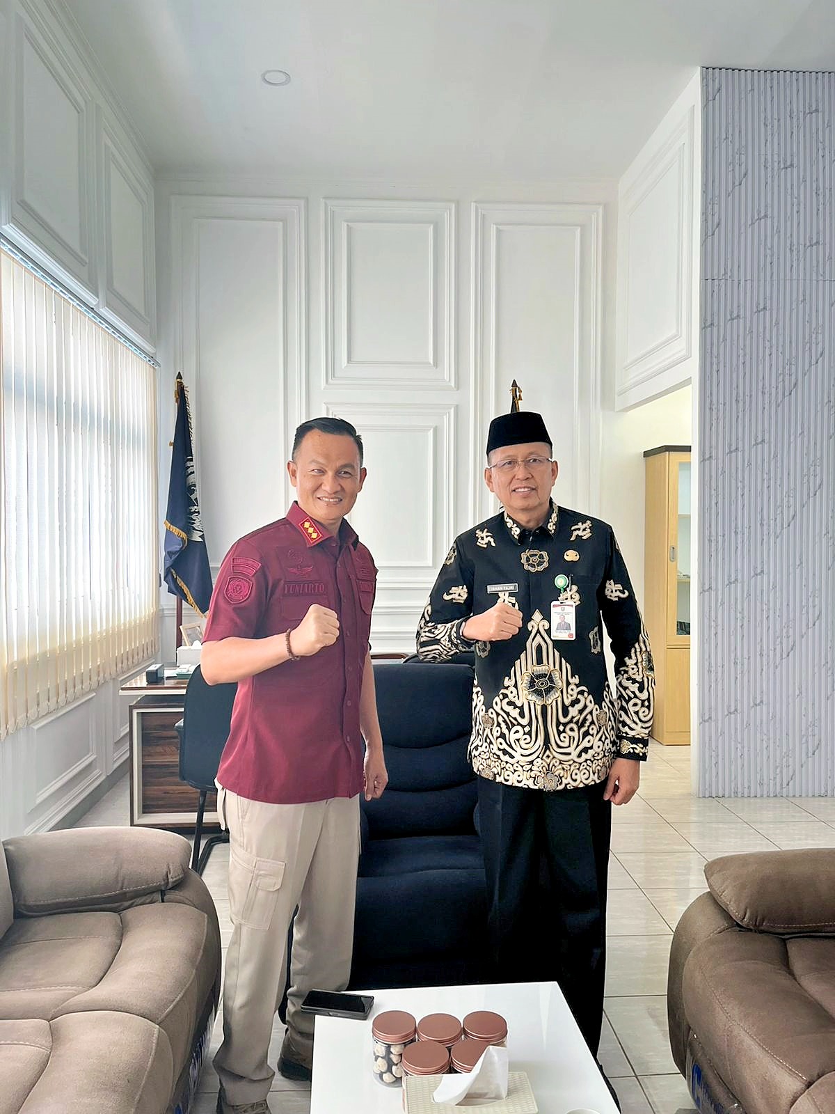 Foto: Sekda Isna Fajri Dan Kalapas Yuniarto