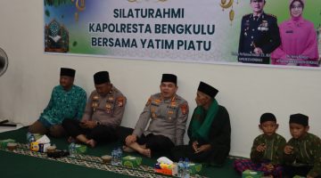 Kapolresta Bengkulu Silaturahmi Bersama Anak Yatim Piatu