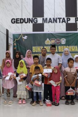 Buka Puasa Bersama, Kapolres Mukomuko Berbagi Kebahagiaan Dengan Anak Yatim Piatu