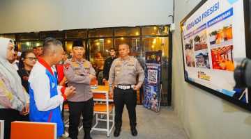 Momen Kapolri Interaksi-Serap Aspirasi Ojol di Kedai Ado Presisi