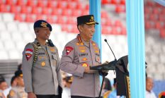 Pimpin Apel Ojol-Buruh di Sumsel, Kapolri Tekankan Jaga Persatuan hingga Stabilitas Nasional