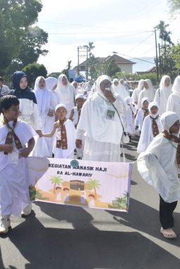 874 Santri RA Rejang Lebong Ikuti Manasik Haji di Curup