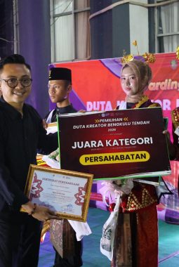 Duta Kreator 2026 Bengkulu Tengah Resmi Dinobatkan, Anak Muda Siap Gerakkan Ekonomi Kreatif