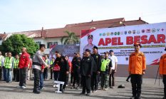 Kapolda Sumsel Pimpin Apel Sabuk Kamtibmas di OKI, Rangkul Berbagai Elemen Masyarakat Jaga Kamtibmas