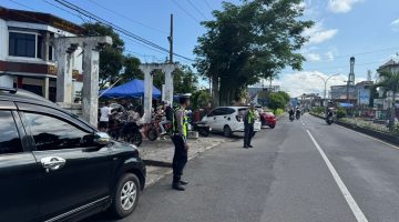 Sat Lantas Polres Rejang Lebong Amankan Kejuaraan Pencak Silat BNN Championship, Lalu Lintas Tetap Lancar