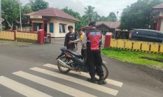 Polsek Kotapadang Gelar Razia Sajam dan Senjata Api di Jalur Lintas Kotapadang–PU Tanding