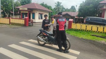 Polsek Kotapadang Gelar Razia Sajam dan Senjata Api di Jalur Lintas Kotapadang–PU Tanding