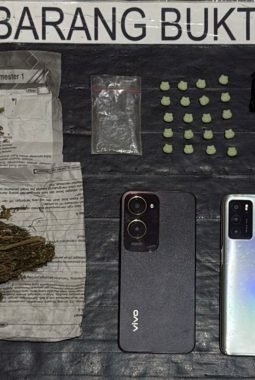 Subdit I Ditresnarkoba Polda Bengkulu Tangkap Dua Terduga Pengedar Narkotika di Sindang Kelingi
