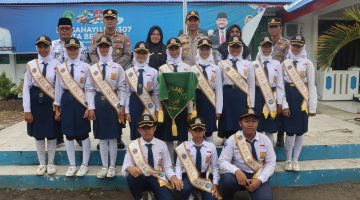 Police Goes to School, Polda Bengkulu Turunkan Pejabat Utama Jadi Pembina Upacara di Sekolah