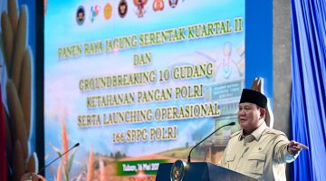 Presiden Prabowo: Tidak Ada Negara Kuat Tanpa Pangan yang Aman dan Berkesinambungan