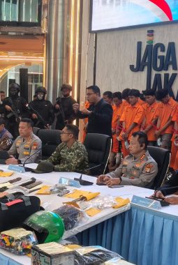 Polda Metro Jaya Ungkap 127 Kasus Kejahatan Jalanan, 173 Tersangka Ditangkap