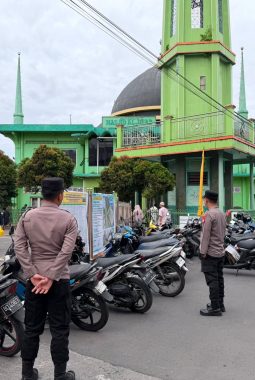 Polres Rejang Lebong Laksanakan Pengamanan Sholat Idul Adha di Masjid Al Jihad Pasar Baru