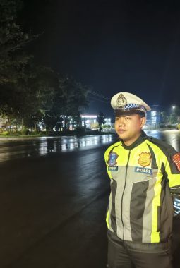 Patroli Blue Light Satlantas Polres Kepahiang, Polisi Hadir Jaga Kelancaran Arus Lalu Lintas di Malam Hari