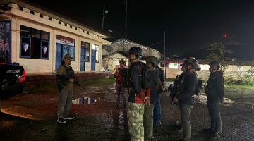 Patroli Jalan Kaki Ops Damai Cartenz 2026 Jaga Stabilitas Keamanan Kota Dekai, Yahukimo