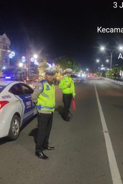 Satlantas Polresta Bengkulu Gelar Patroli Blue Light, Jaga Kelancaran Arus Lalu Lintas dan Antisipasi Gangguan Kamtibmas