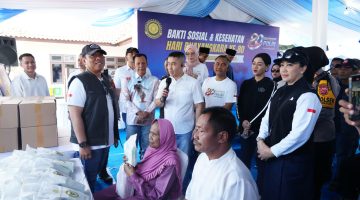 Sambut Hari Bhayangkara ke-80, Wakapolri dan Akpol ’90 Dhira Brata Gelar Bakti Sosial dan Kesehatan di Bogor
