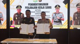 Image: Kapolda Bengkulu Brigjen Pol Yudhi Sulistianto Wahid, S.I.K. melakukan silaturahmi ke Kepala Kejaksaan Tinggi Bengkulu///