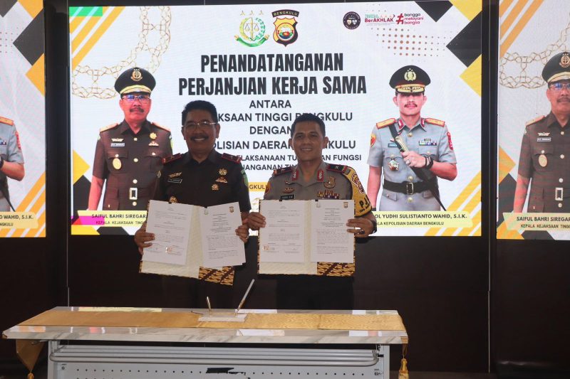 Image: Kapolda Bengkulu Brigjen Pol Yudhi Sulistianto Wahid, S.I.K. melakukan silaturahmi ke Kepala Kejaksaan Tinggi Bengkulu///