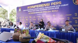 Image: Konferensi Pers, Polda Riau Bongkar 1.333 Kasus Kejahatan Jalanan///