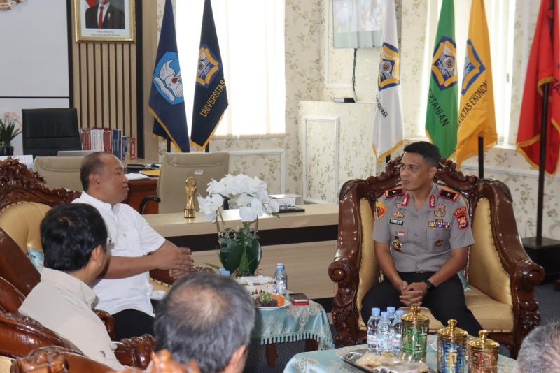 Image: Kapolda Bengkulu Sambangi UNIB, Bangun Komunikasi dan Kolaborasi dengan Unsur Akademika