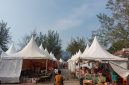 Image:  Ratusan Tenda Siluman,Diduga Lakukan Pungli di Festival Tabot 2026/ Sumber wartawan Rian