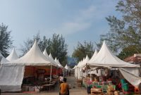 Image:  Ratusan Tenda Siluman,Diduga Lakukan Pungli di Festival Tabot 2026/ Sumber wartawan Rian