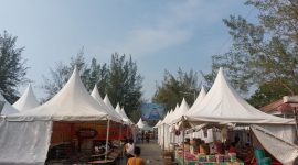 Image:  Ratusan Tenda Siluman,Diduga Lakukan Pungli di Festival Tabot 2026/ Sumber wartawan Rian