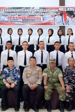 Jelang HUT RI Ke- 81 2026, Diklat Calon Paskibraka Provinsi Bengkulu Resmi Dimulai