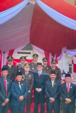 Pimpinan dan Anggota DPRD Kepahiang Semangat Mengikuti Upacara HUT RI ke-81 2026